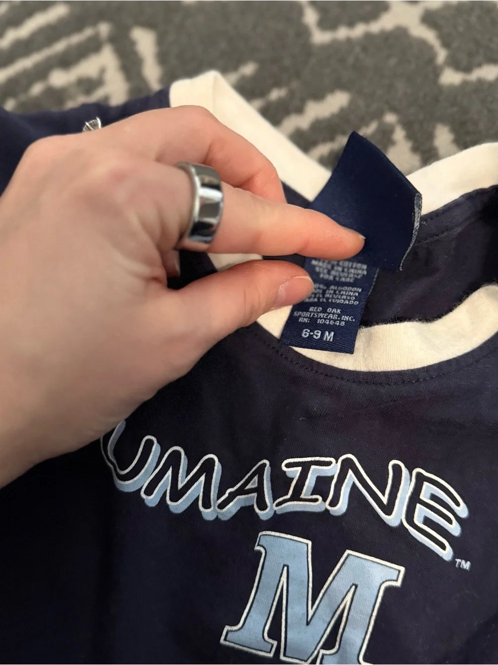 ✨2/$6✨Baby boy university of Maine onesie